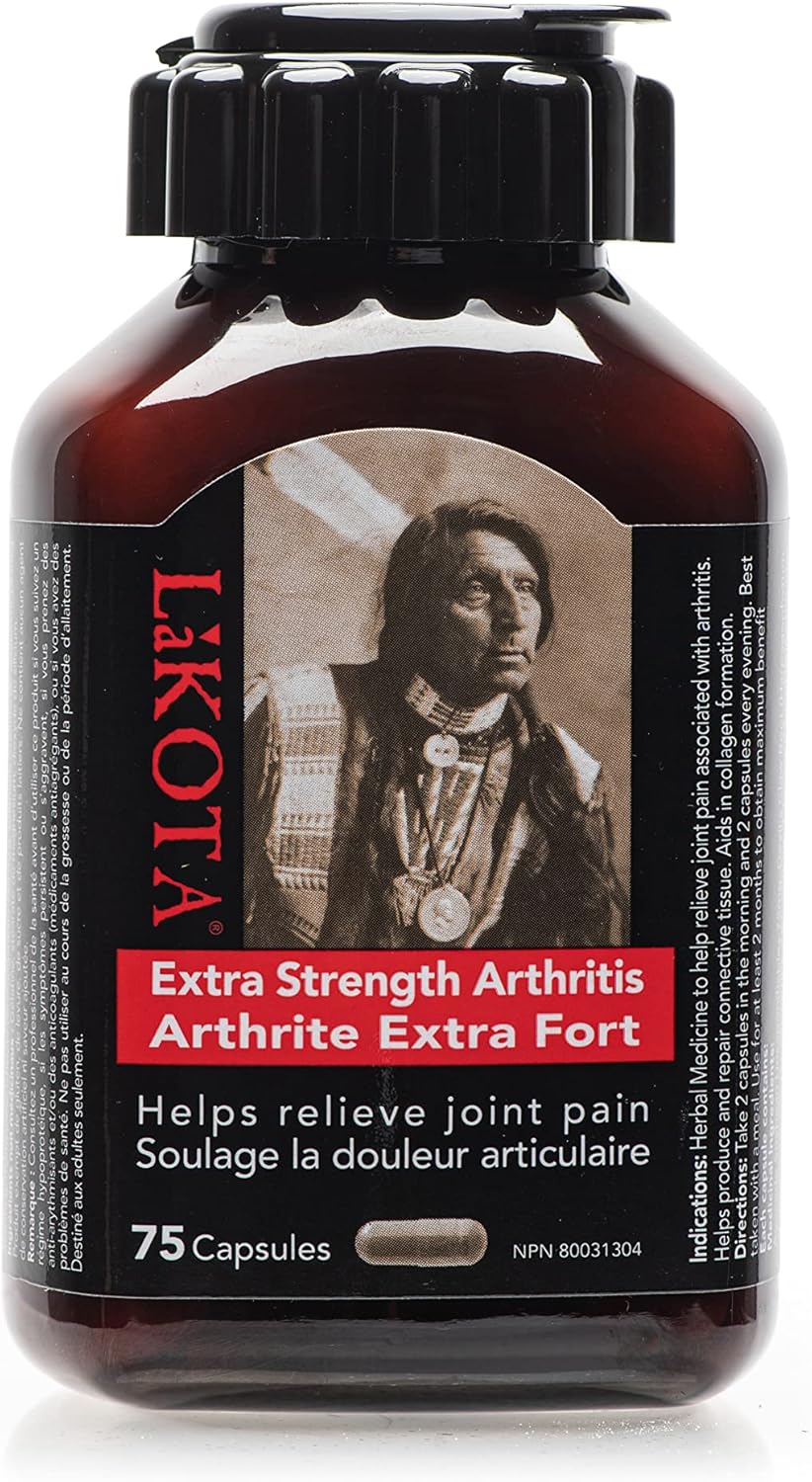 Complement Alimentaire Lakota - Casquettes d'arthrite extra résistantes