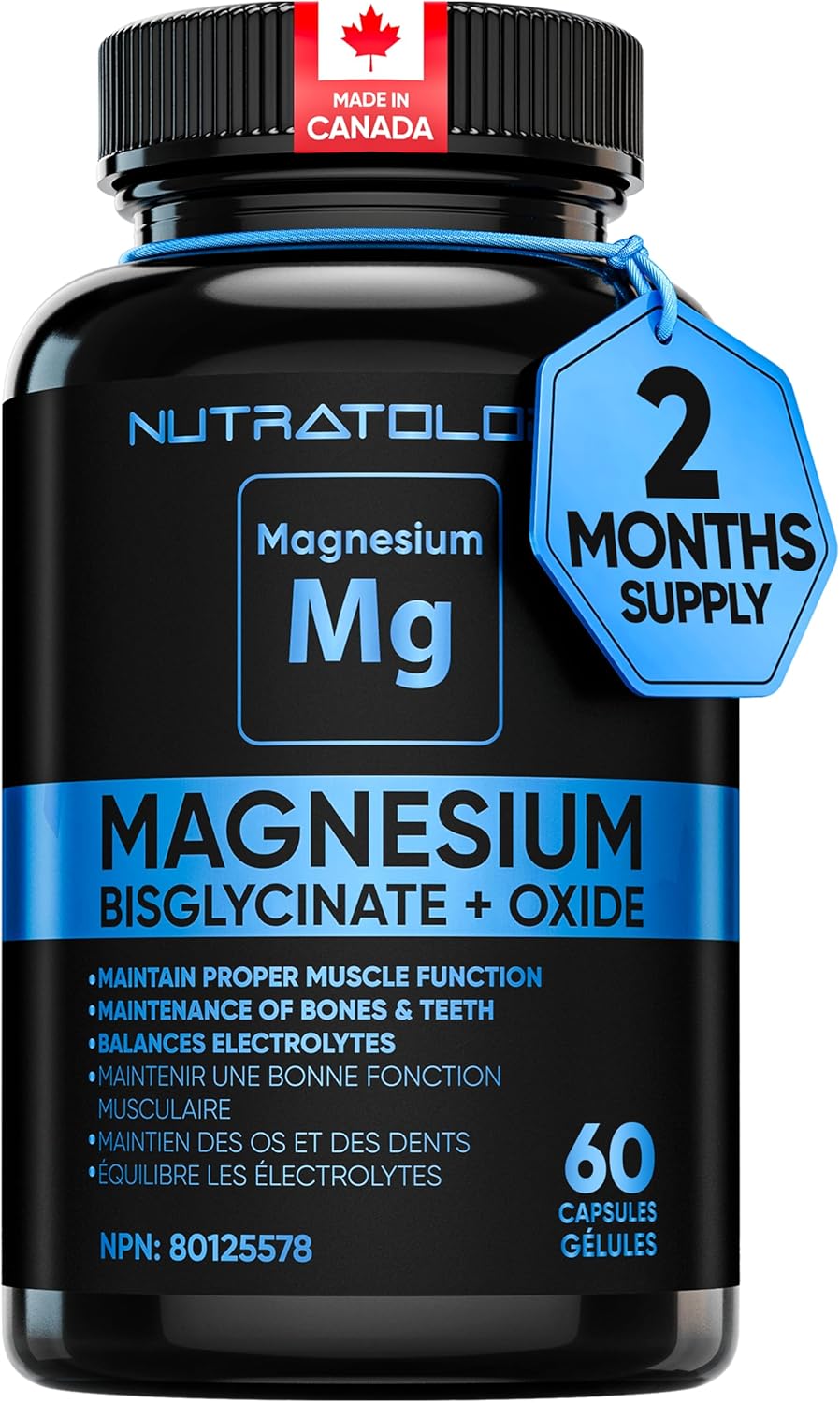 Bisglycinate de magnésium + oxyde