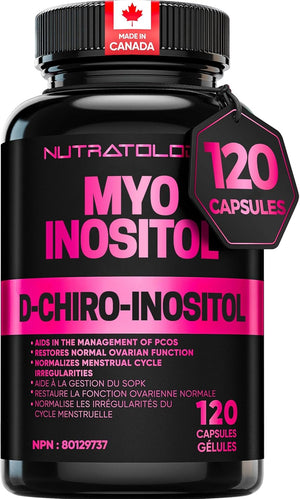 Nutratology Myo-Inositol &amp; D-Chiro Inositol 120 Capsules