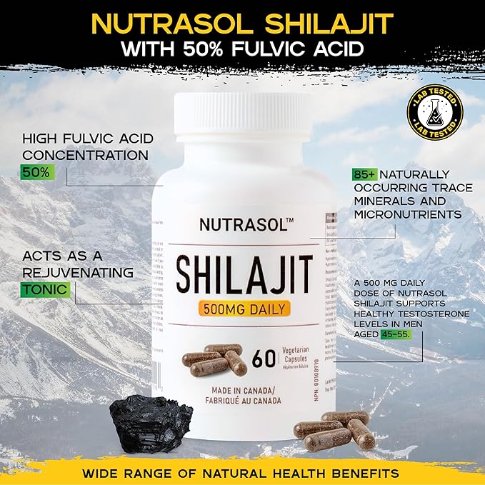 Complement Alimentaire Shilajit Boost la libido et combat les troubles de l'érection