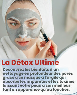 Poudre Aztec Secret - Argile de guérison indienne - Masque facial et corps nettoyant en profondeur - Argile bentonite de calcium 100 % naturelle