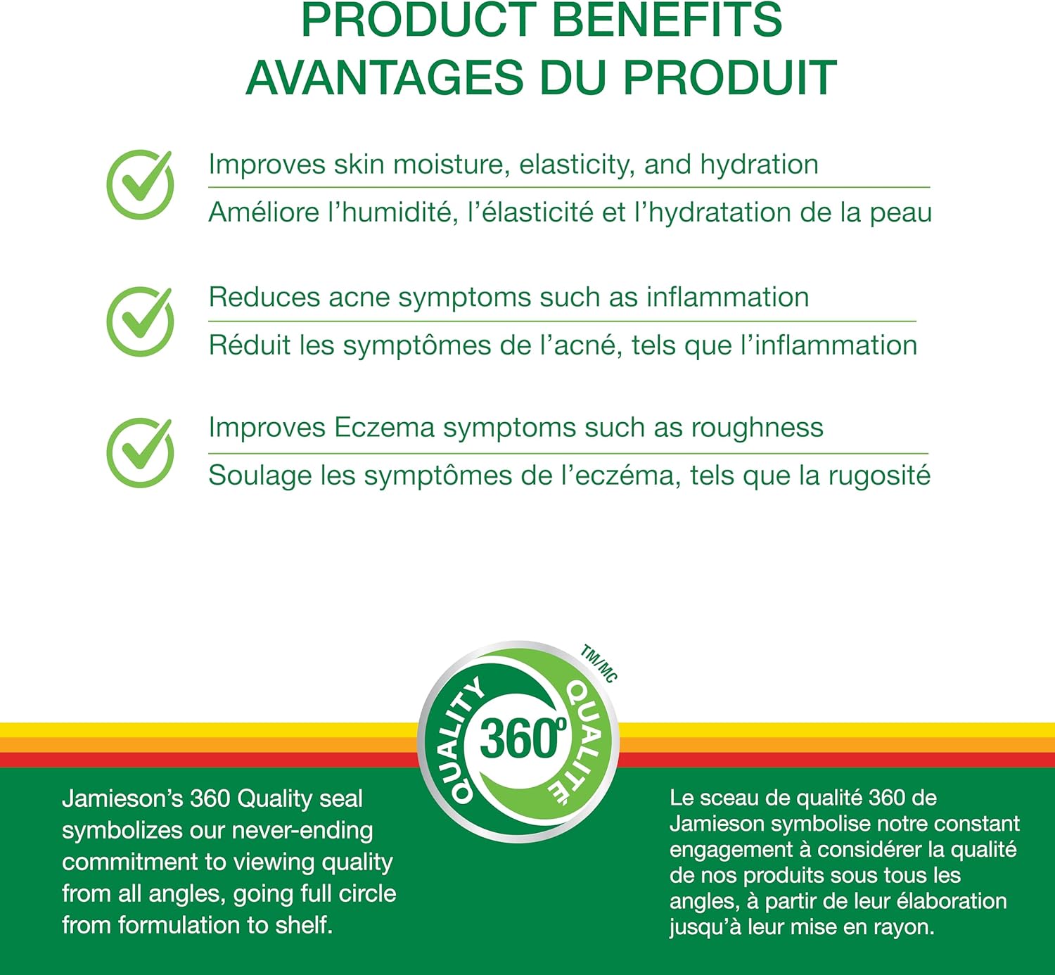 Jamieson Gélules d'Huile d’Onagre 500 mg 90 + 90 gélules