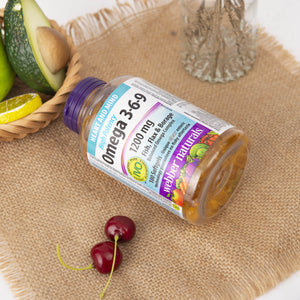 Complement alimentaire | Omega 3-6-9 Huile de poisson 1200 mg 180 gélules