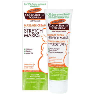 Palmer's formule de beurre de cacao crème de massage anti-vergetures