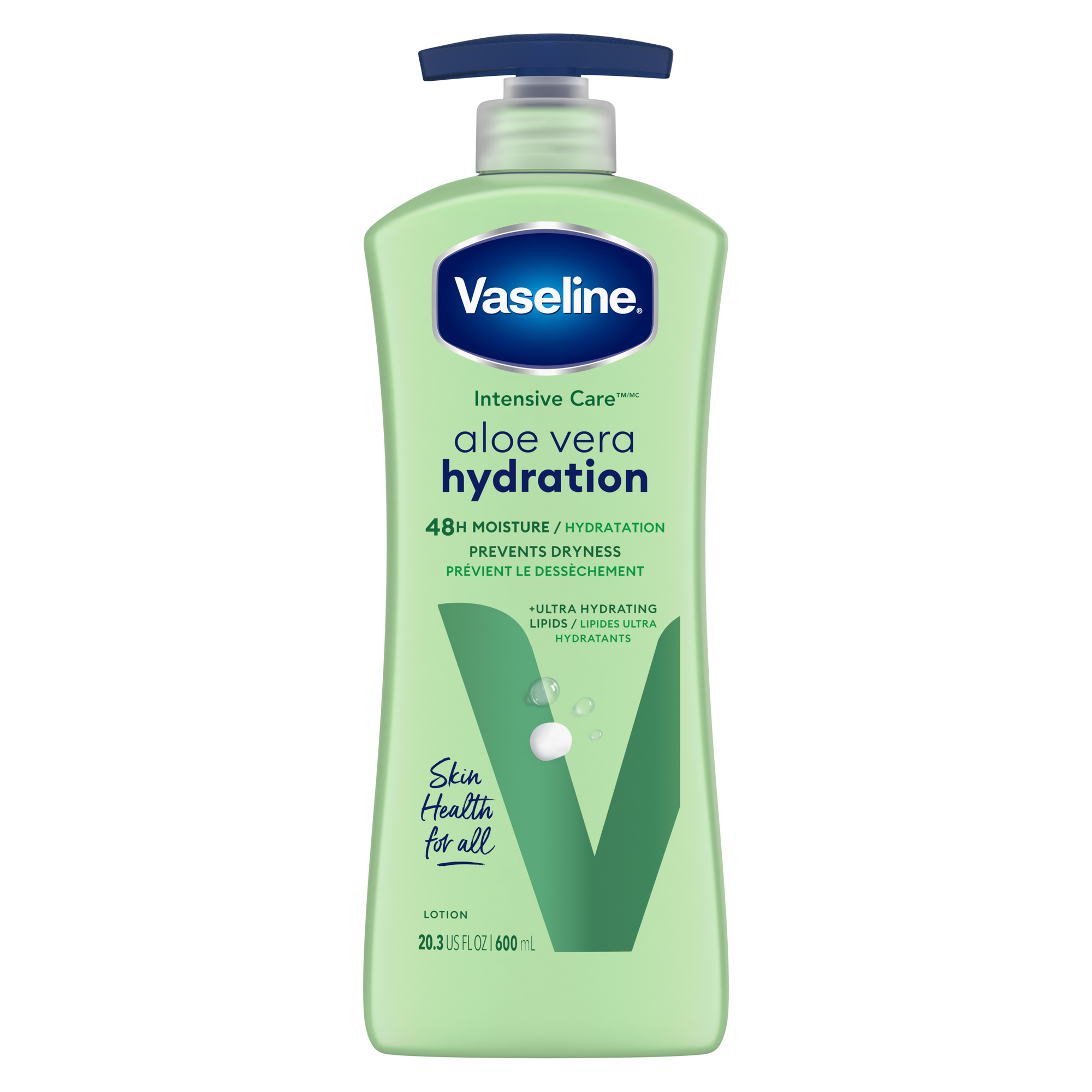 Vaseline Intensive Care:  lotions hydratantes apaisantes pour peaux déshydratées