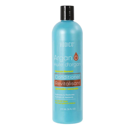 Bodico Revitalisant pour cheveux à l'huile d'argan, hydrate et restaure 473ml 16 fl. oz