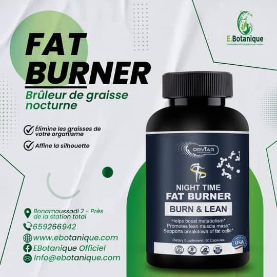 Complément Alimentaire Night Time Fat Burner - Brûleur De Graisses Nocturne Naturel - Vegan - 30/60/120 Gélules