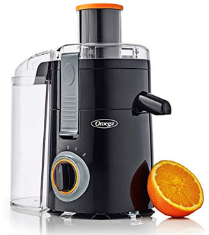 électroménager  Omega  Extracteur de jus à goulotte haute pour jus de fruits et de légumes frais,