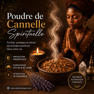 Cannelle Spirituelle en Poudre – Abondance, Protection & Prospérité | Ebotanique