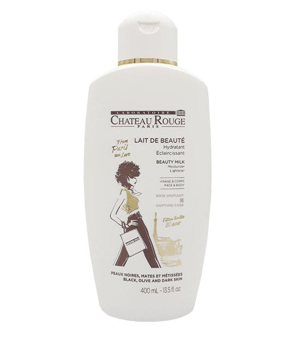 Chateau Rouge Lait de beauté hydratant éclaircissant , soin unifiant pour visage et corps