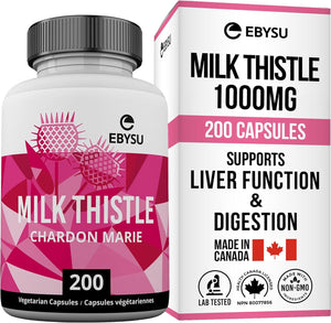 Complement alimentaire | Chardon-Marie,  Désintoxication hépatique, 1 000 mg.