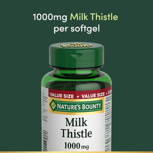 Complement alimentaire | Chardon-Marie, 1 000 mg, soutenir la fonction hépatique, Protecteur du foie  200 gélules molles