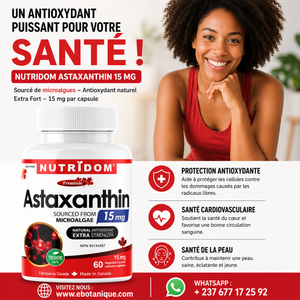 Complement Alimentaire Astaxanthine 15 mg |60 gélules