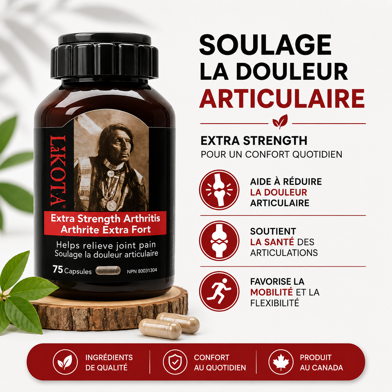 Complement Alimentaire Lakota - Douleurs articulaires et arthritiques extra forte