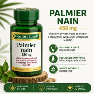 Complement Alimentaire | Saw Palmetto, Palmier Nain, 450 mg,