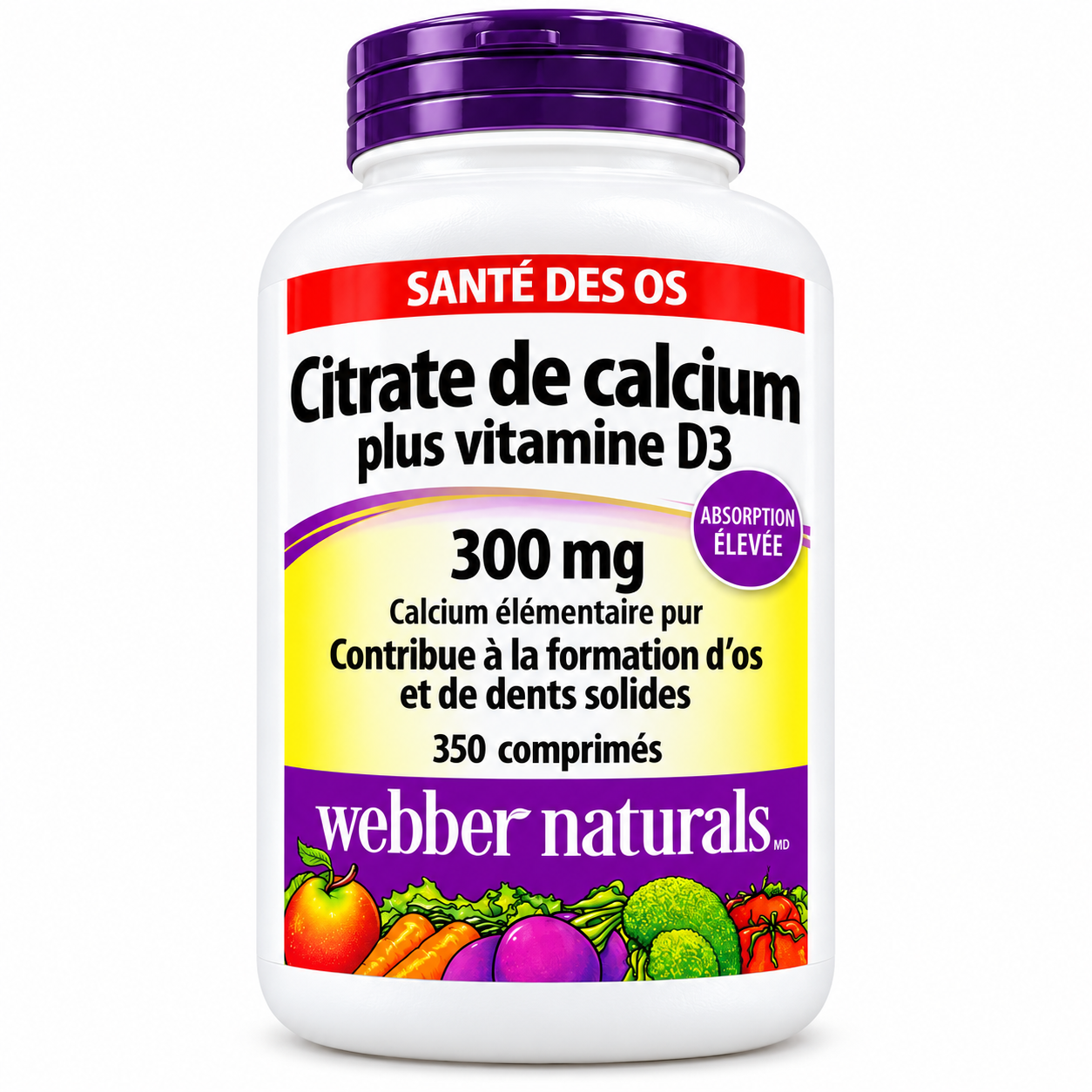 Citrate de Calcium + Vitamine D3 300 mg | Ebotanique Cameroun