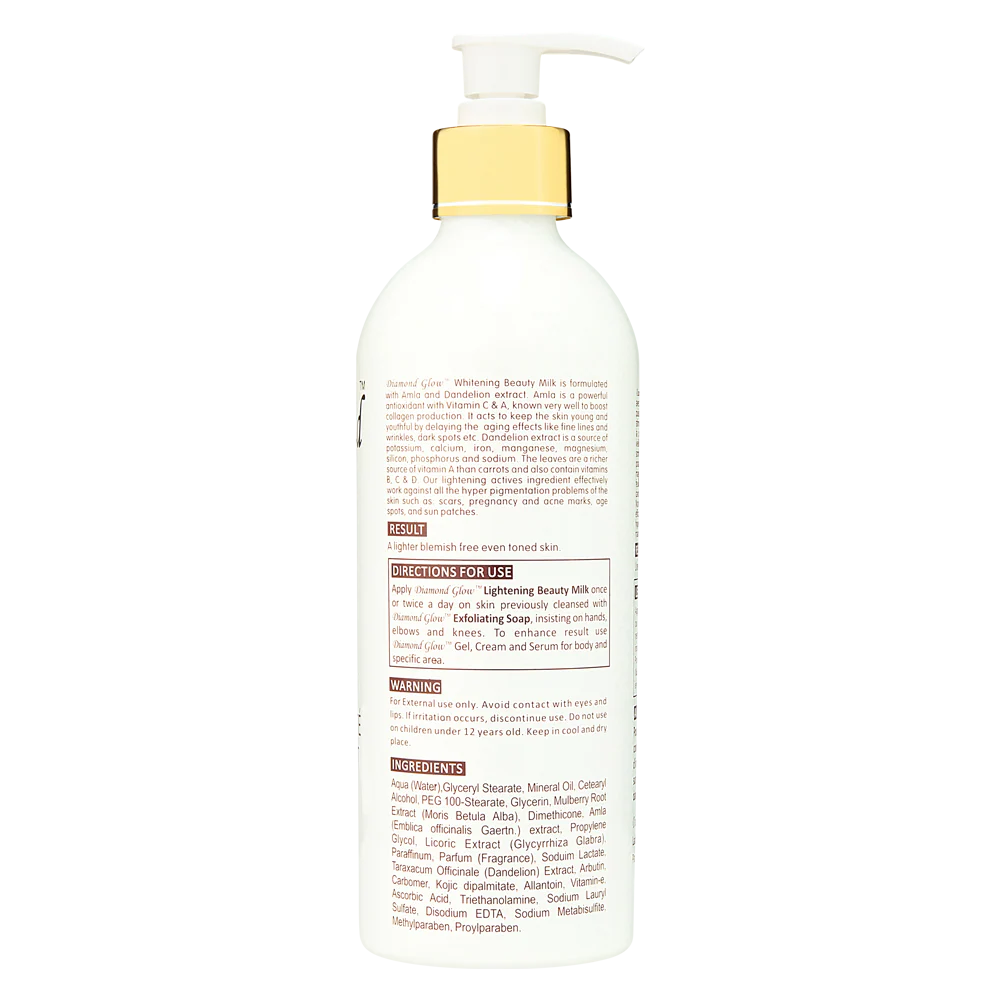 Diamond Glow - Lait de beauté blanchissant élégant