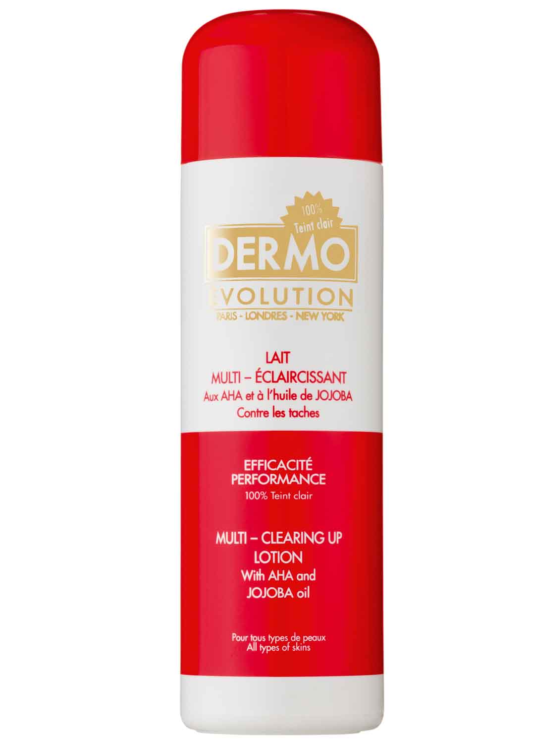 DermoEvolution Lait Corps Éclaircissant à l'Huile de Jojoba 500 ml