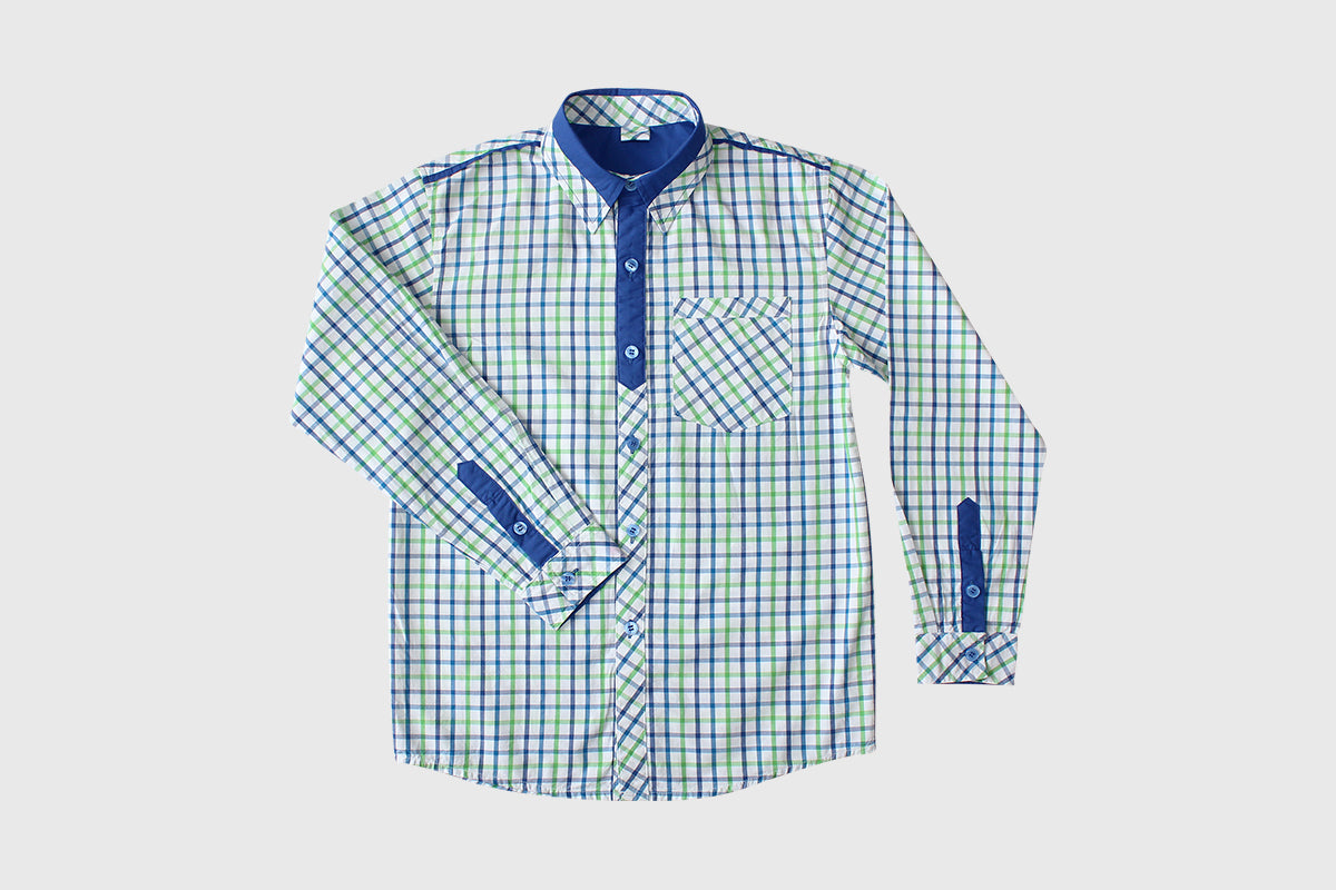 Chemise enfant ShanShar – Blue design