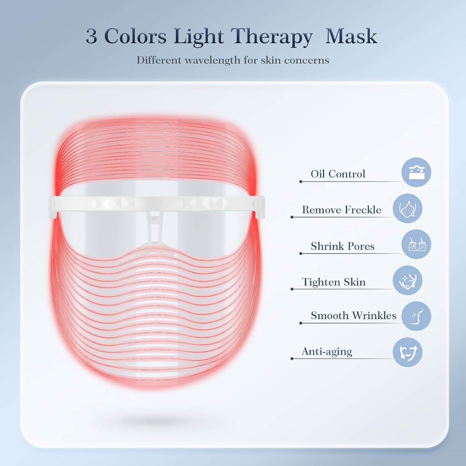 LED BEAUY MASK - Traitement de la luminothérapie contre l'acné