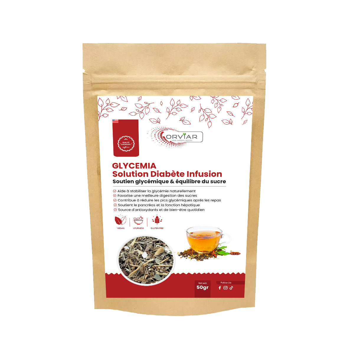 Glycemia – Infusion pour Équilibrer le Taux de Sucre | Ebotanique 