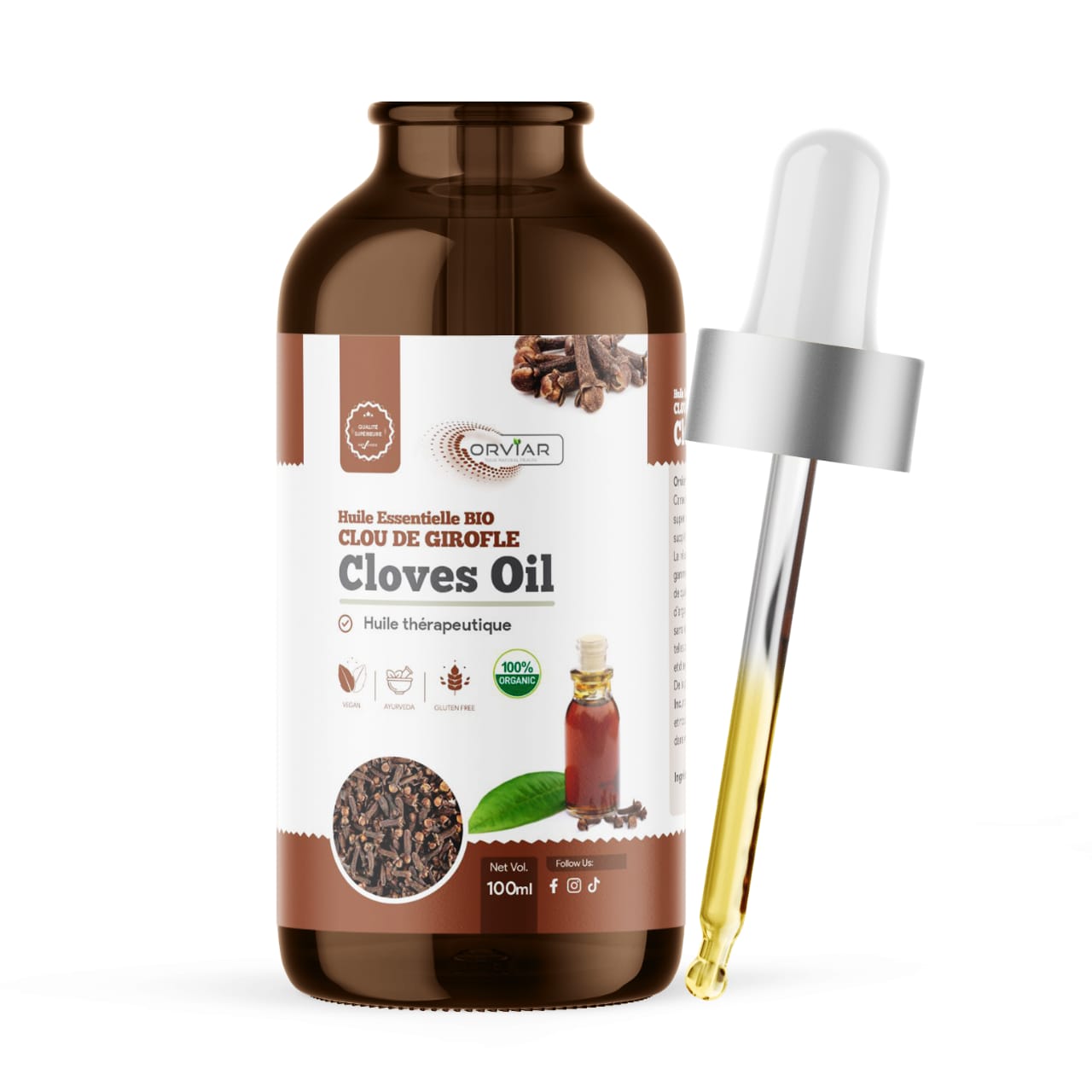 Huile essentielle de clou de girofle 100 ml