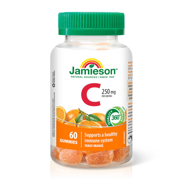 Complement Alimentaire Jamieson Vitamin C Gummies:  Délicieux soutien au système immunitaire
