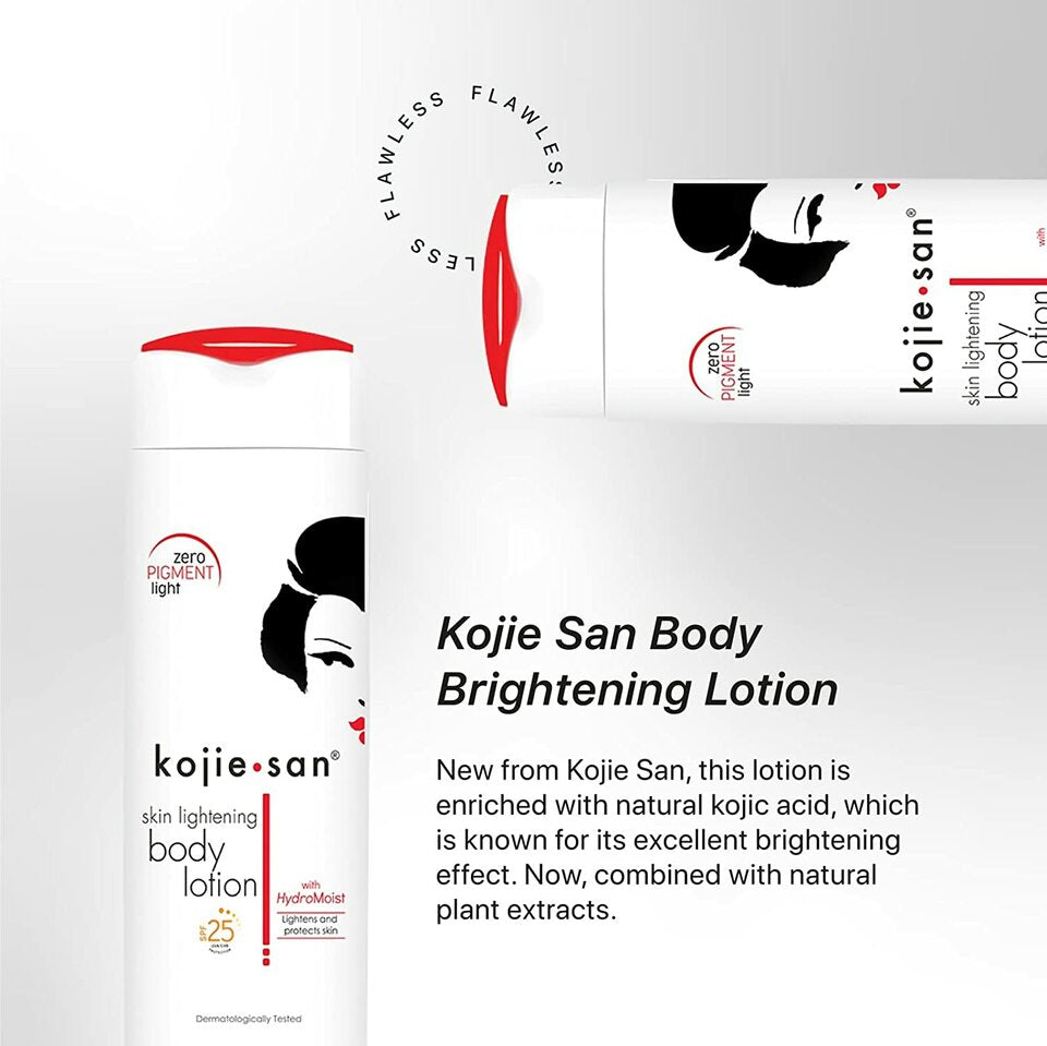 Kojie San Lotion éclaircissante pour le corps Kojie San - Grande bouteille de 250 ml