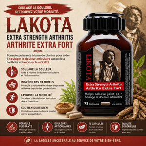 Complement Alimentaire Lakota - Douleurs articulaires et arthritiques extra forte