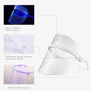 LED BEAUY MASK - Traitement de la luminothérapie contre l'acné