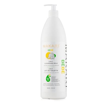 Bebe Lait nettoyant à l'huile d'amade douce et au calendula(1000 ml)