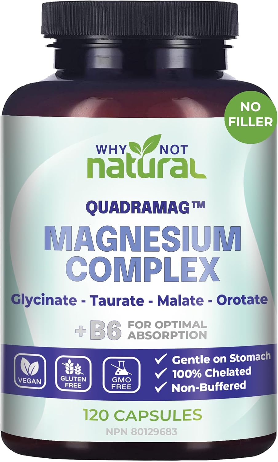  Magnésium complexe – Glycinate, Taurate, Malate, Orotate | Ebotanique