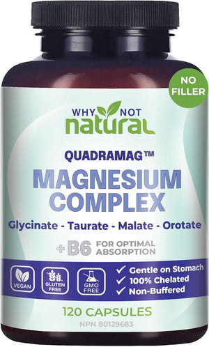  Magnésium complexe – Glycinate, Taurate, Malate, Orotate | Ebotanique