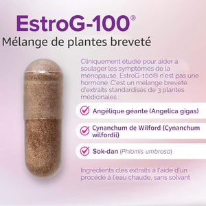 Complement Alimentaire | Ménopause avec EstroG-100: Pour aider les symptômes de la ménopause