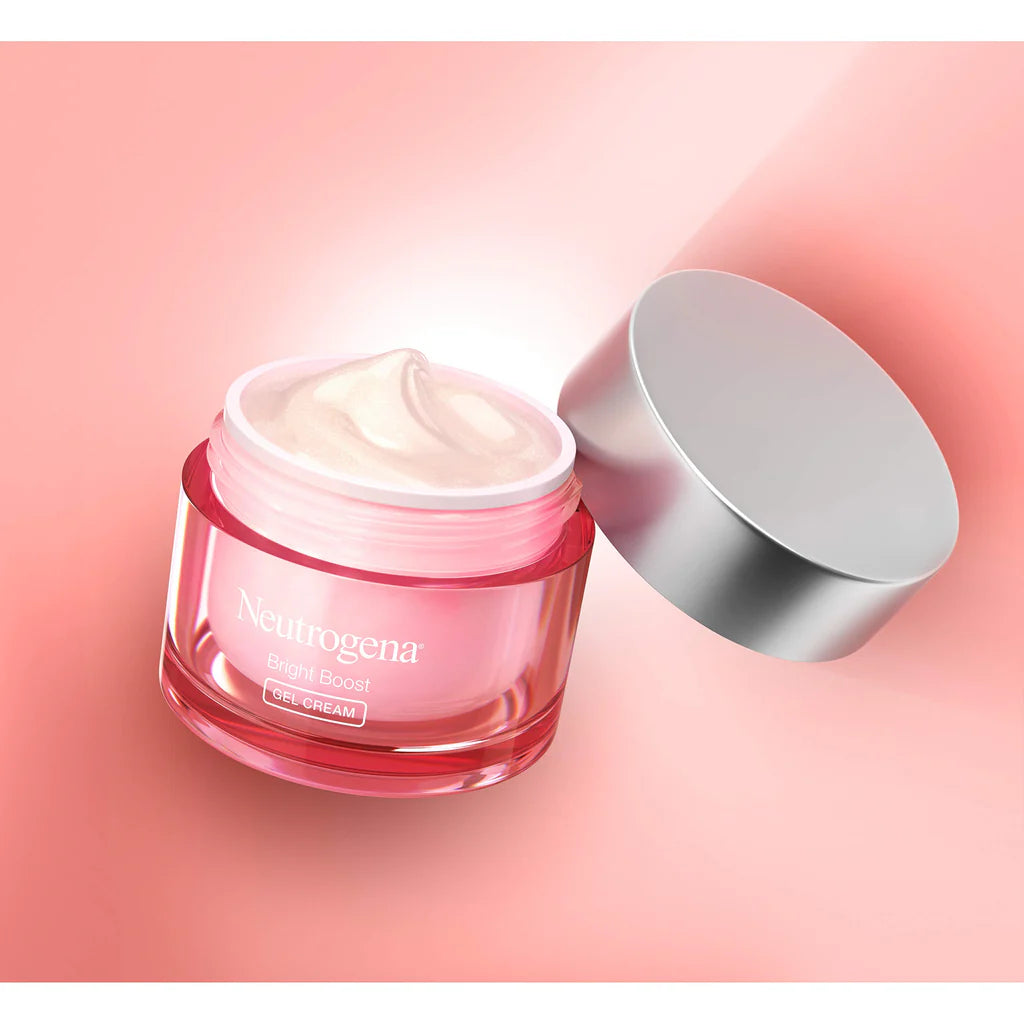 Neutrogena Gel-crème Bright Boost, Visage  unifié et instantanément plus éclatant - 50 ml