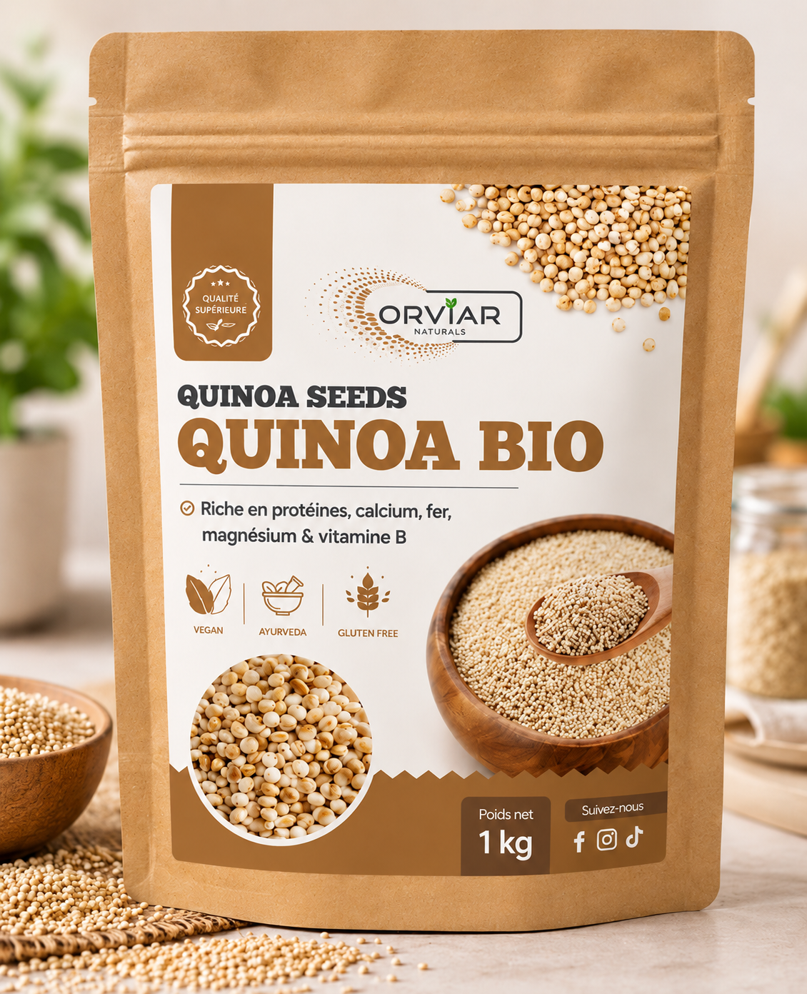 GRAINES DE QUINOA BIO 1 kilo
