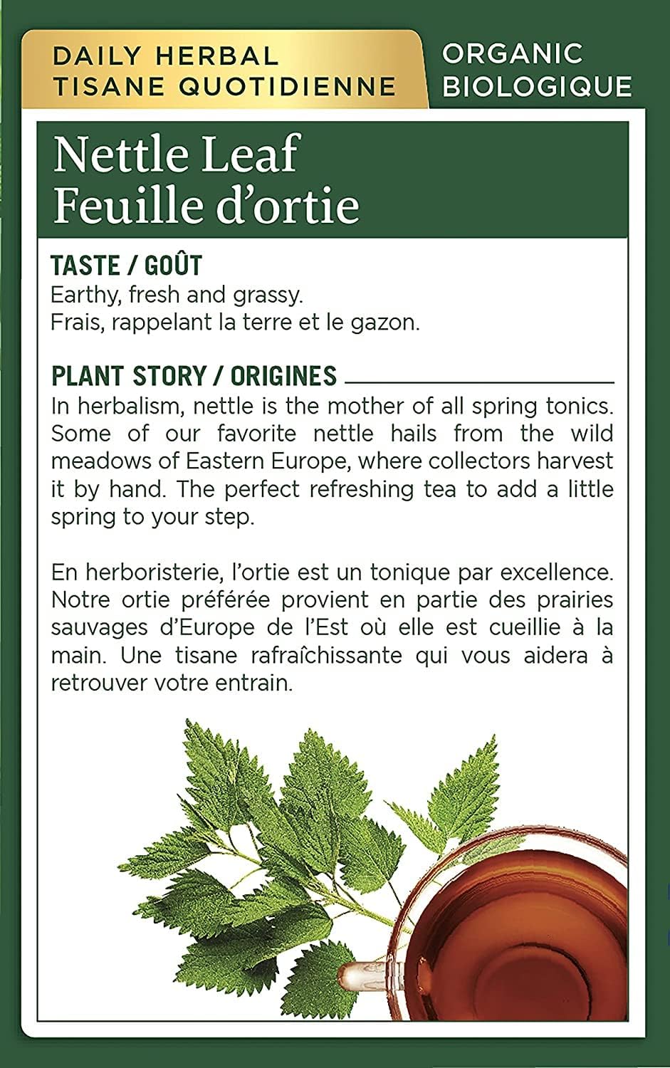 Traditional medicinals tisane des feuilles d'ortie