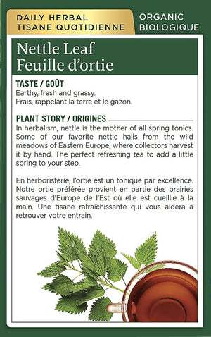Traditional medicinals tisane des feuilles d'ortie