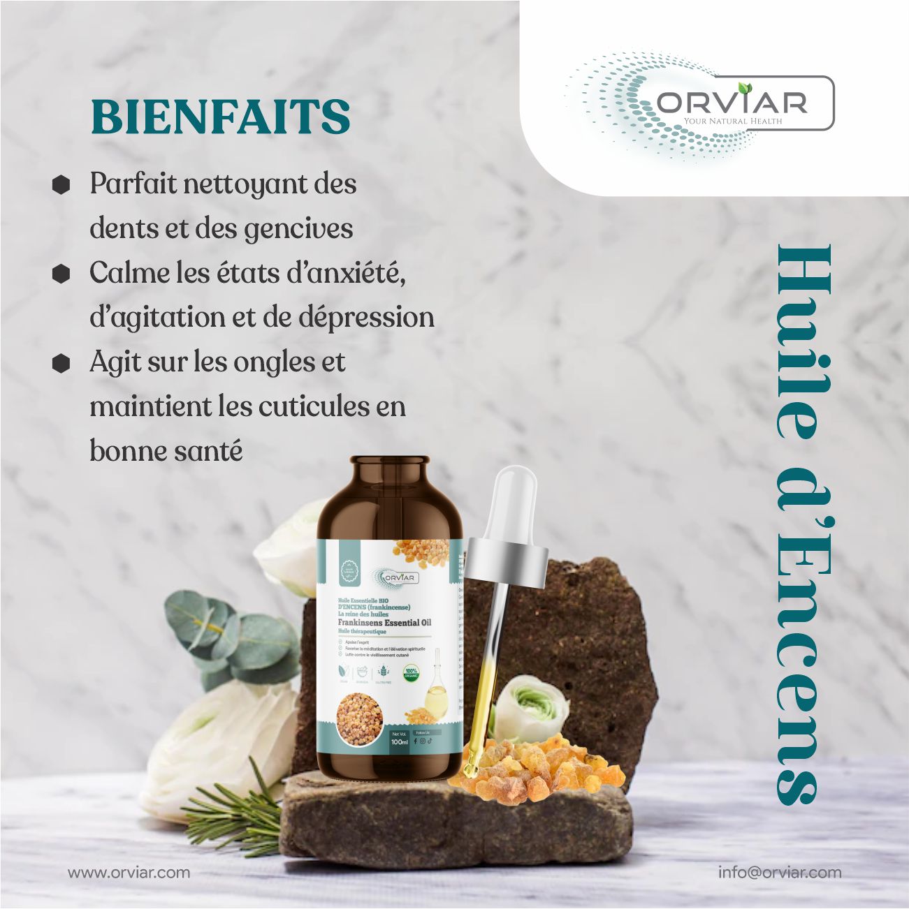 Huile essentielle d’encens BIO (Frankinsens) 100ml