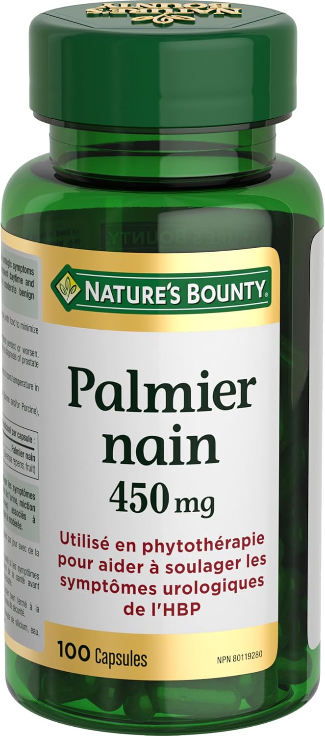 Complement Alimentaire | Saw Palmetto, Palmier Nain, 450 mg,