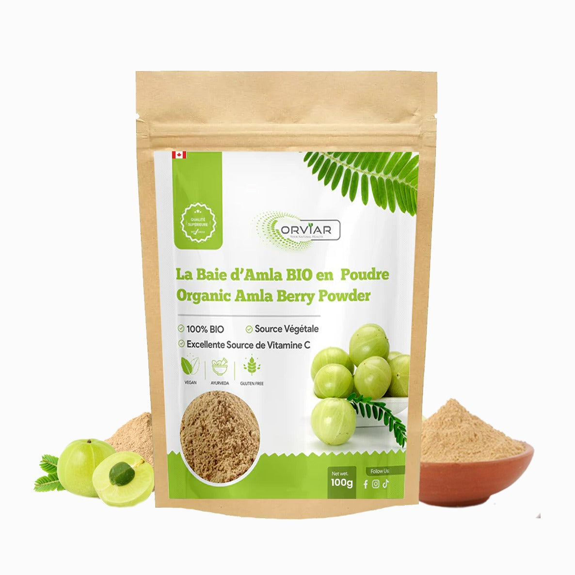 Poudre indienne Amla  - 100gr