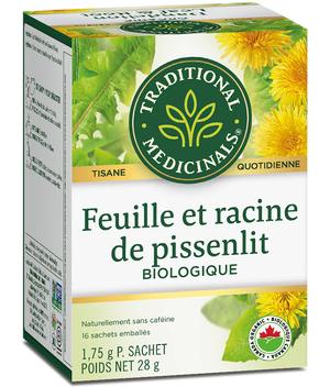 Tisane biologique à la feuille et à la racine de pissenlit, 16 sachets