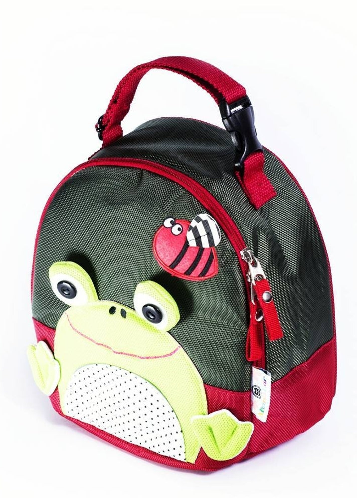 ShanShar sac pour gamelle Vert Bordeau motif Frog