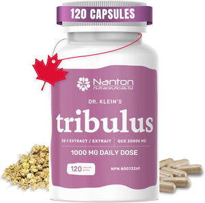 Dr Klein Tribulus Terrestris pour hommes 1000mg : Soutient la vitalité, l'endurance, la résistance, l'énergie