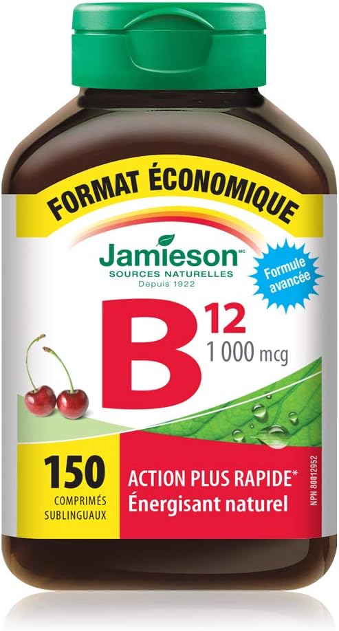 Complement Alimentaire Jamieson Vitamine B12 1 000 mcg,