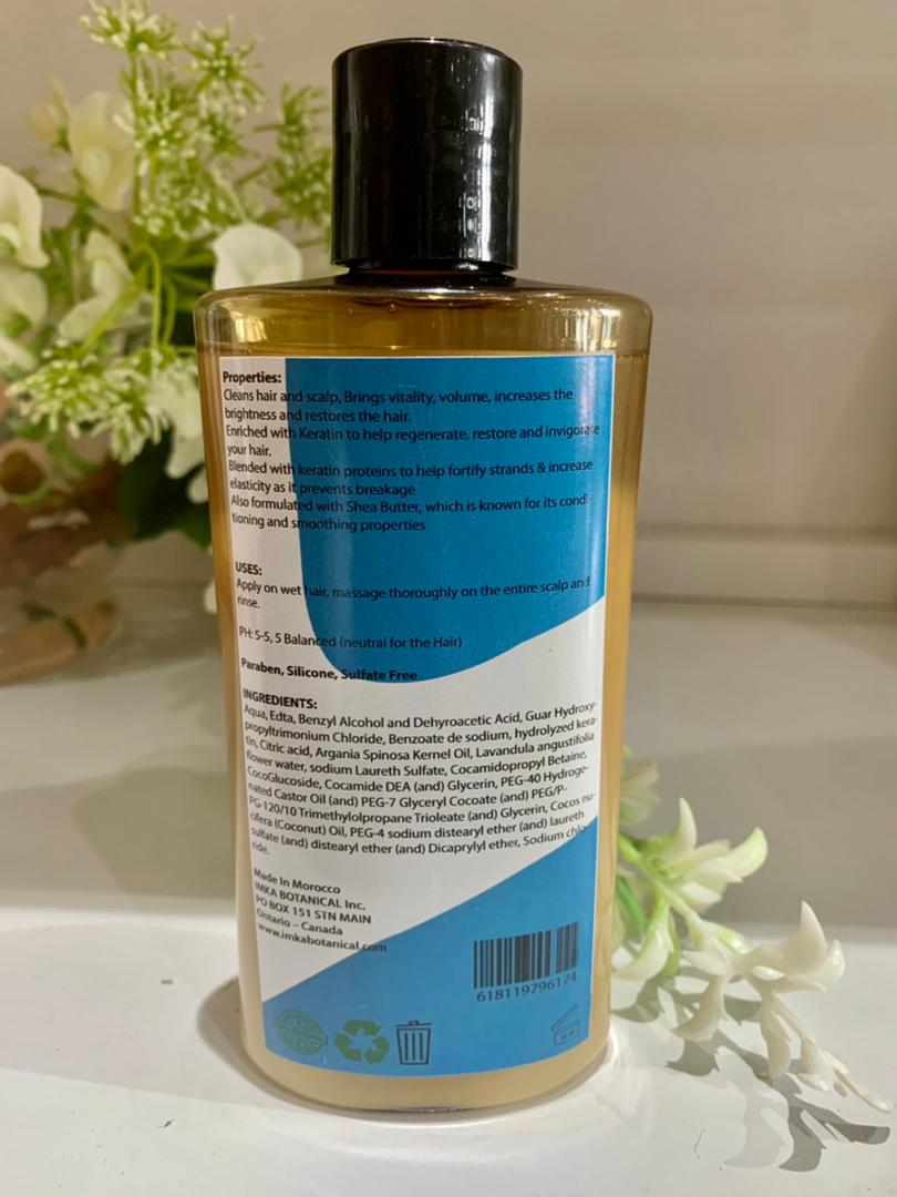IMKA shampooing phyto nettoyant, solution cheveux cassant enrichit à la kératine