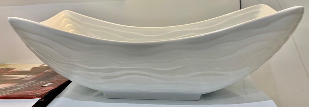 Service de table en porcelaine blanc