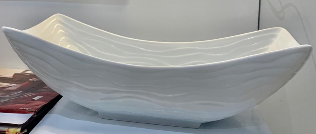 Service de table en porcelaine blanc