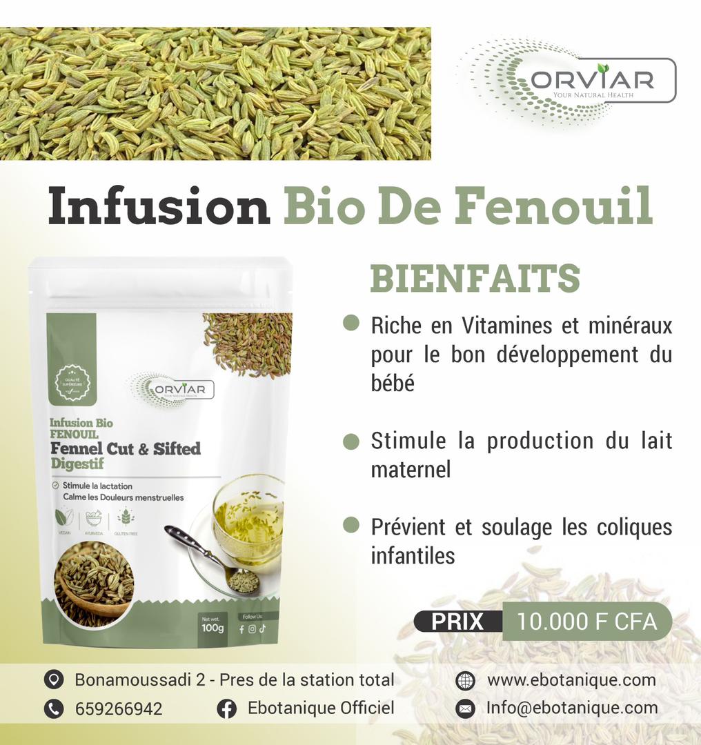 Infusion bio Fenouil coupé et tamisé