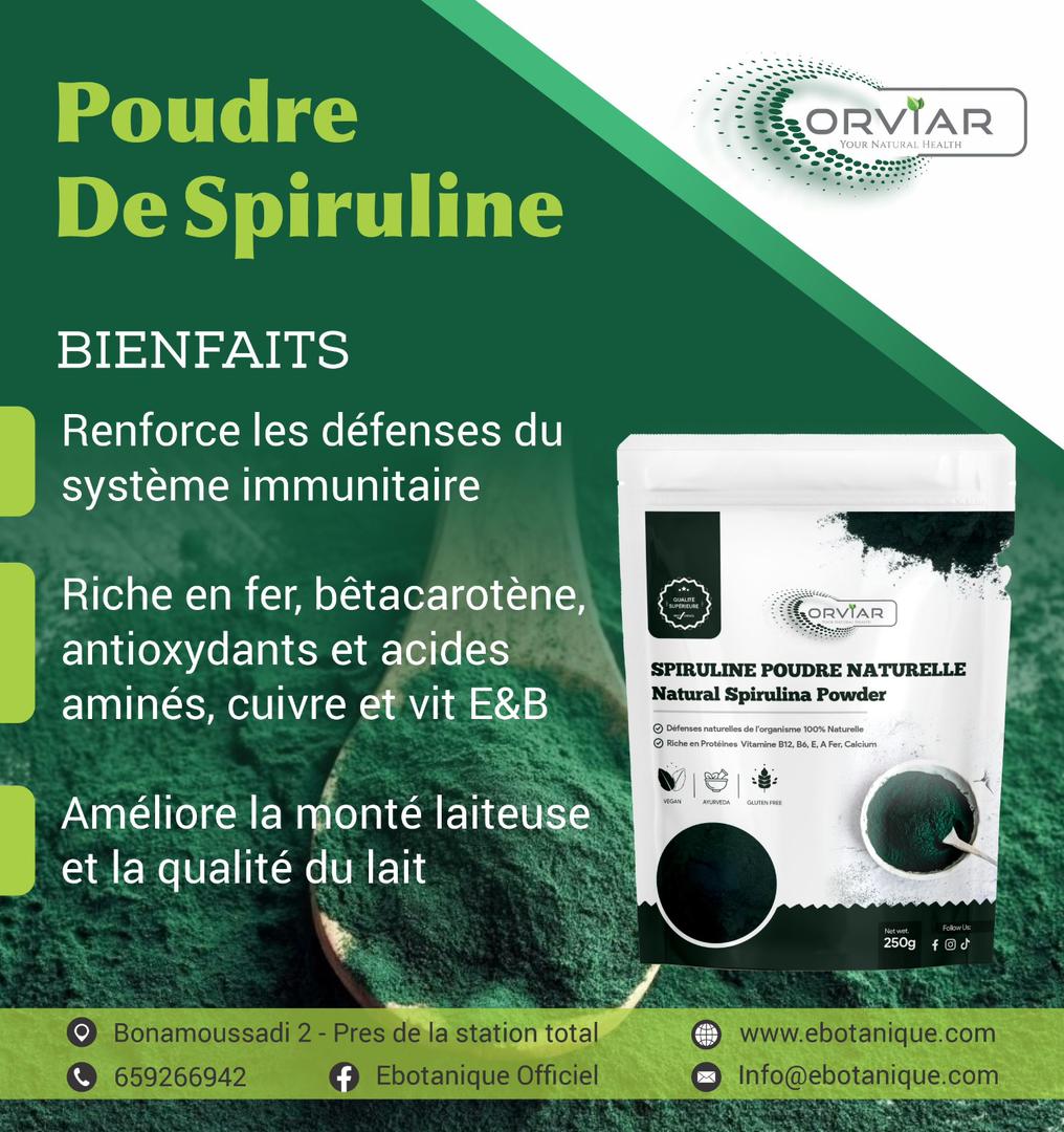 Spiruline | Spiruline en poudre | Spirulina | Cameroun - Ebotanique